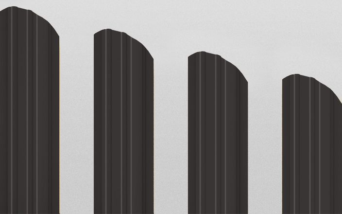 Штакетник металлический прямоугольный фигурный, цвет RR 32, длина 1,8 м, двусторонняя окраска ПрофЛайн, купить Штакетник металлический прямоугольный фигурный, цвет RR 32, длина 1,8 м, двусторонняя окраска в ПрофЛайн