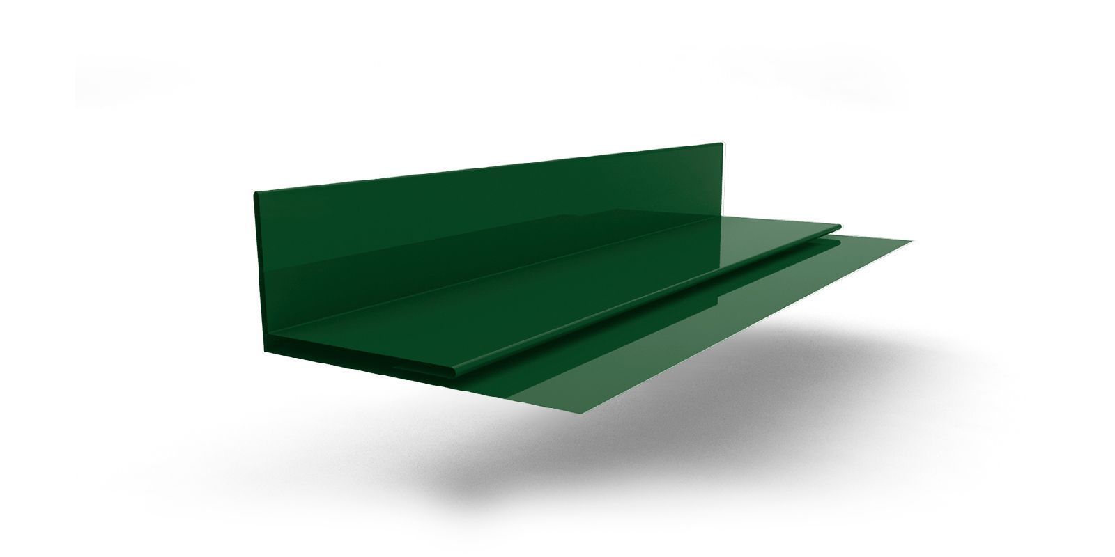 Планка аквилона 55х20х3000 с покрытием Полиэстер, цвет RAL 6029 ПрофЛайн, купить Планка аквилона 55х20х3000 с покрытием Полиэстер, цвет RAL 6029 в ПрофЛайн