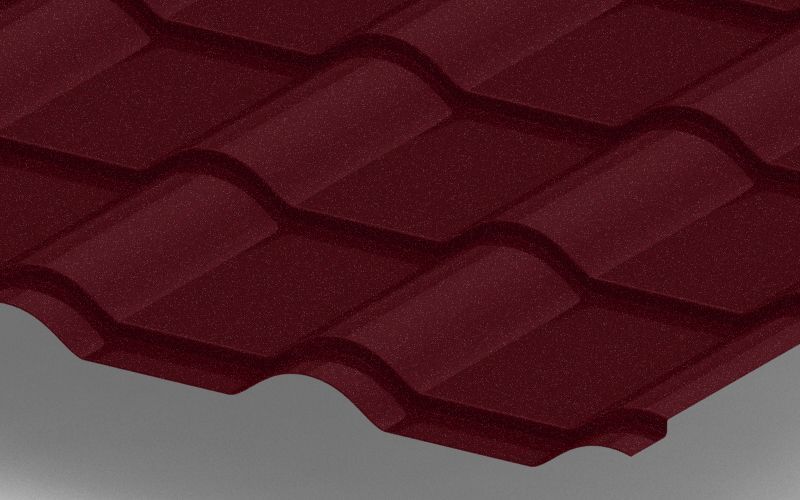 Металлочерепица Kamea с покрытием GreenCoat® Pural Matt®, 0,50 мм, цвет RR 29 ПрофЛайн, купить Металлочерепица Kamea с покрытием GreenCoat® Pural Matt®, 0,50 мм, цвет RR 29 в ПрофЛайн Металлочерепица Kamea с покрытием GreenCoat® Pural Matt®, 0,50 мм, цвет RR 29 ПрофЛайн, купить Металлочерепица Kamea с покрытием GreenCoat® Pural Matt®, 0,50 мм, цвет RR 29 в ПрофЛайн