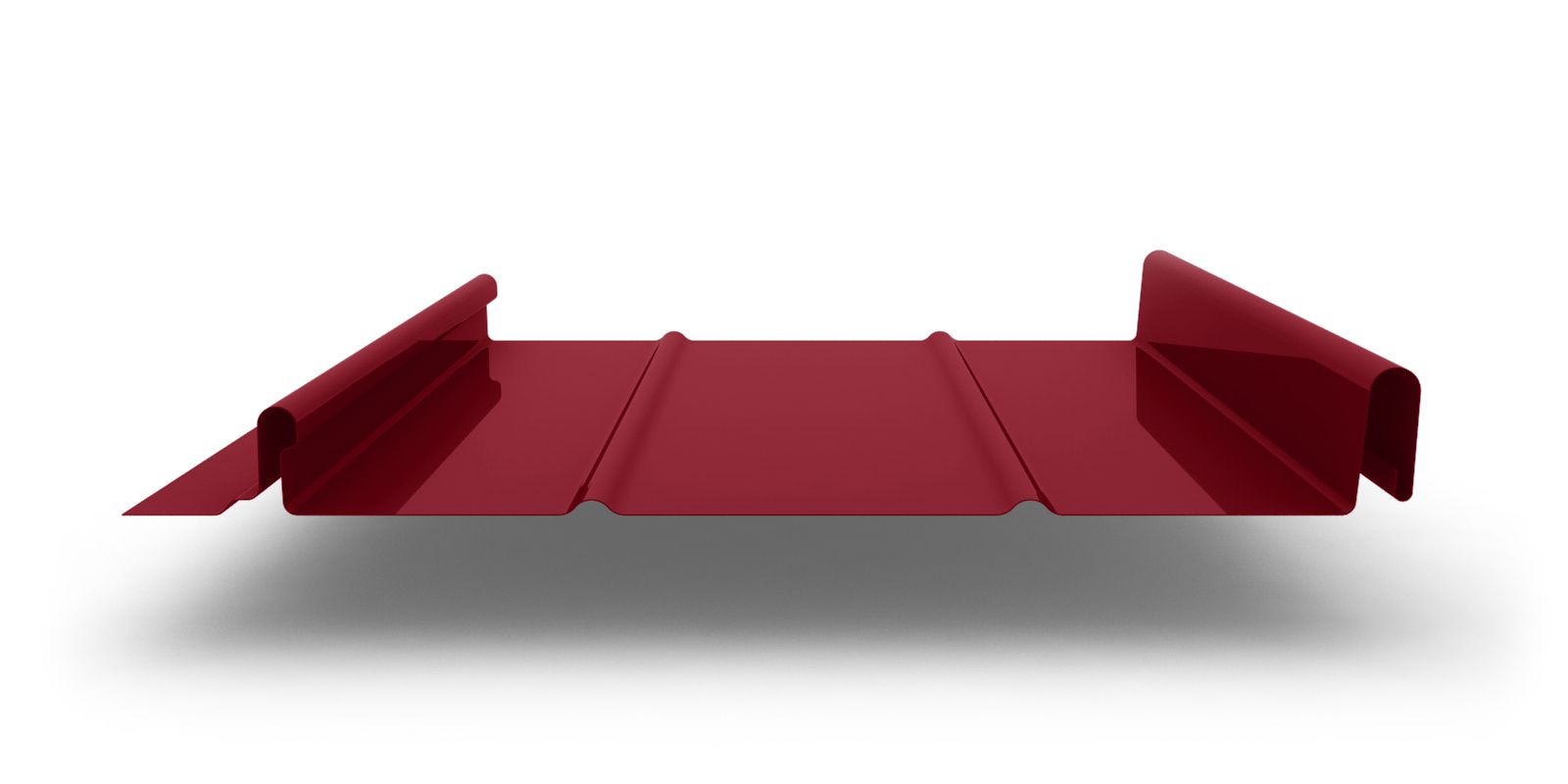 Кликфальц Line с покрытием Полиэстер, толщина 0,45 мм, цвет RAL 3003 ПрофЛайн, купить Кликфальц Line с покрытием Полиэстер, толщина 0,45 мм, цвет RAL 3003 в ПрофЛайн