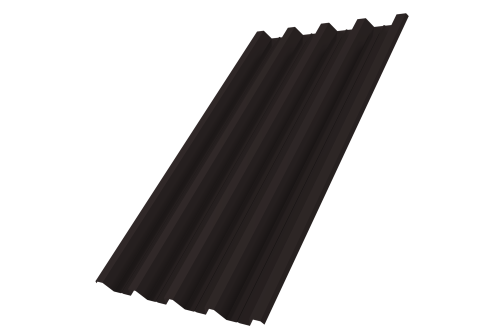 Профнастил Н60R v01 Grand Line 0,5 Drap RAL 9005 черный Профлайн