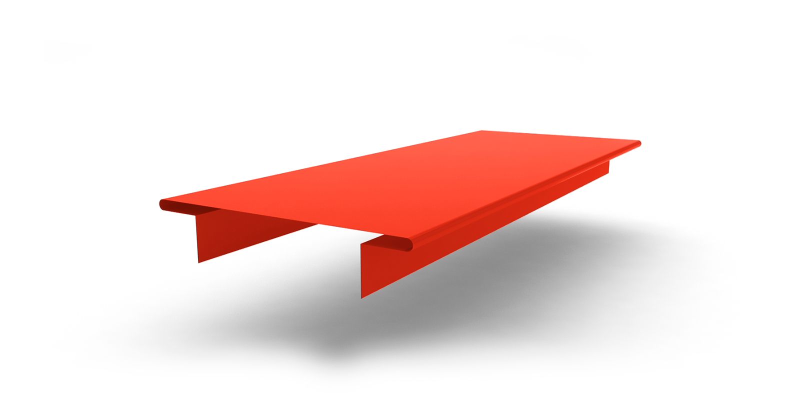 Планка декоративная межэтажная 92х3000 с покрытием Полиэстер, цвет RAL 2008 ПрофЛайн, купить Планка декоративная межэтажная 92х3000 с покрытием Полиэстер, цвет RAL 2008 в ПрофЛайн