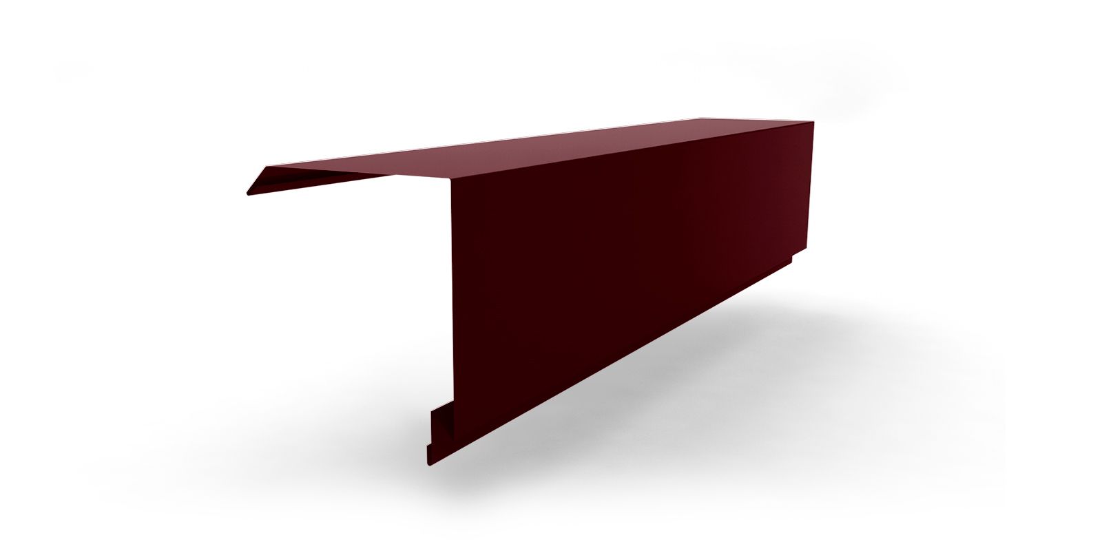 Планка торцевая для сэндвич-панелей с покрытием GreenCoat® Pural®, цвет RR 29 ПрофЛайн, купить Планка торцевая для сэндвич-панелей с покрытием GreenCoat® Pural®, цвет RR 29 в ПрофЛайн