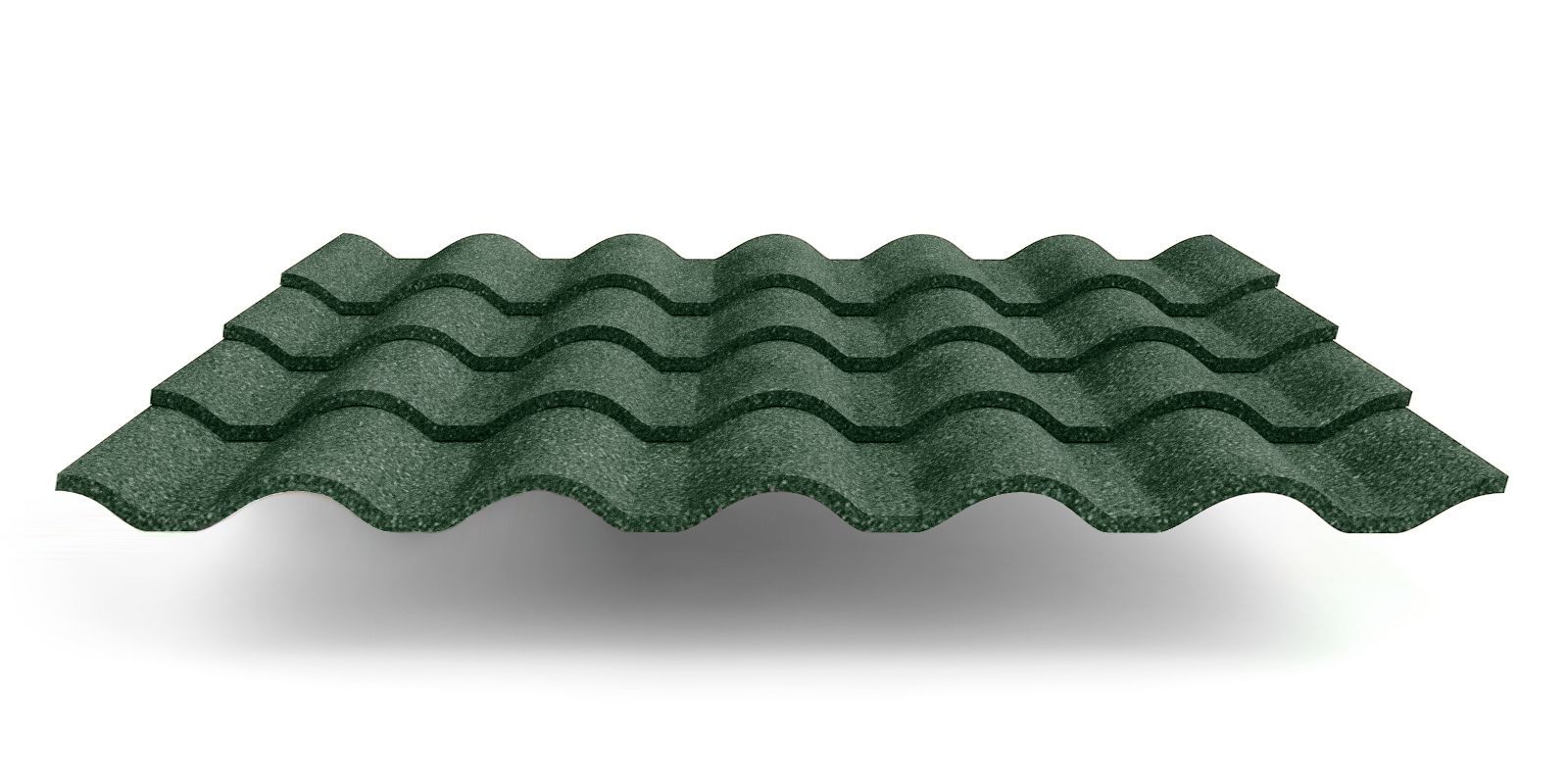 Композитная черепица Metrotile Romana, цвет зеленый ПрофЛайн, купить Композитная черепица Metrotile Romana, цвет зеленый в ПрофЛайн