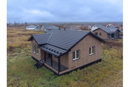 Металлочерепица "Квинта плюс" ("Kvinta plus") 0,5 Satin RAL 9005 черный ПрофЛайн, купить Металлочерепица "Квинта плюс" ("Kvinta plus") 0,5 Satin RAL 9005 черный в ПрофЛайн