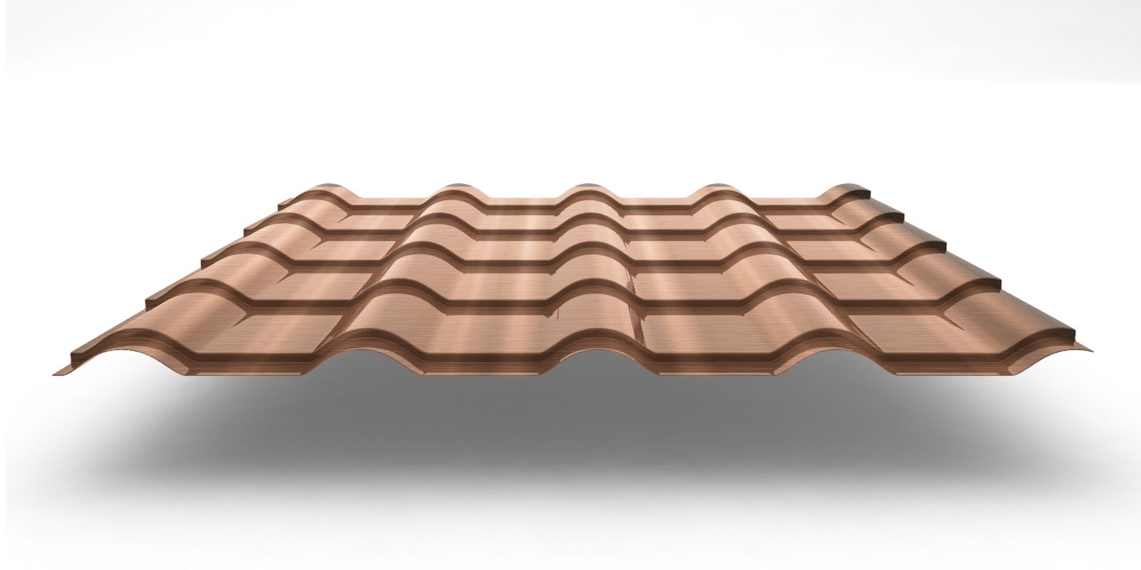 Металлочерепица Kamea с покрытием Quarzit, 0,50 мм, цвет медь ПрофЛайн, купить Металлочерепица Kamea с покрытием Quarzit, 0,50 мм, цвет медь в ПрофЛайн