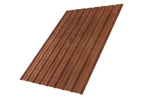 Профнастил С10B Grand Line 0,45 Print Premium Rowan Wood Intense FTC Профлайн