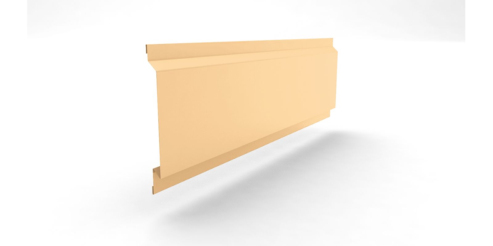 Планка горизонтального стыка сэндвич-панелей с покрытием Полиэстер, цвет RAL 1014 ПрофЛайн, купить Планка горизонтального стыка сэндвич-панелей с покрытием Полиэстер, цвет RAL 1014 в ПрофЛайн