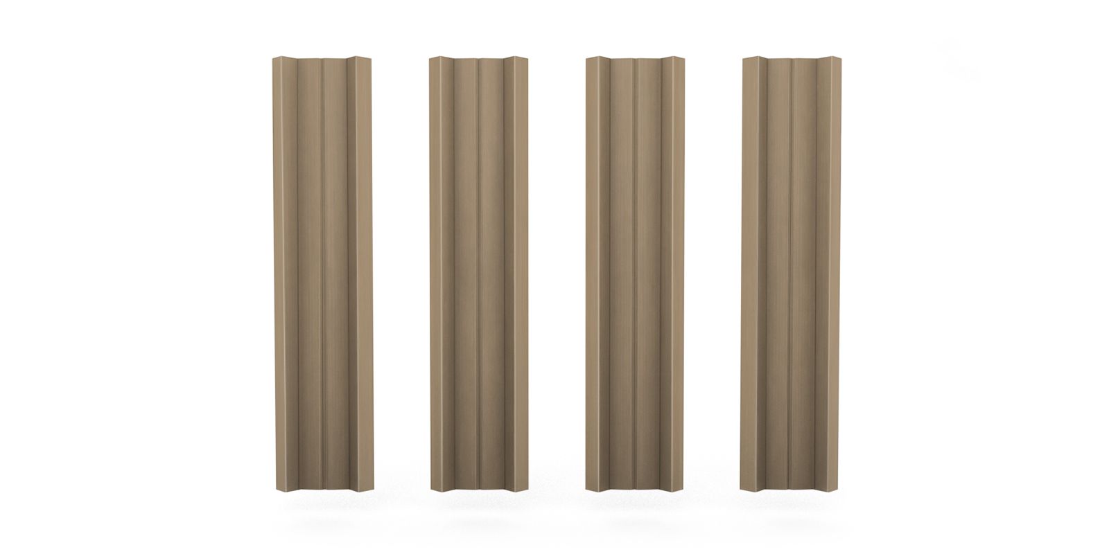 Штакетник металлический М-образный, цвет рябина, длина 1,8 м, двусторонняя окраска ПрофЛайн, купить Штакетник металлический М-образный, цвет рябина, длина 1,8 м, двусторонняя окраска в ПрофЛайн