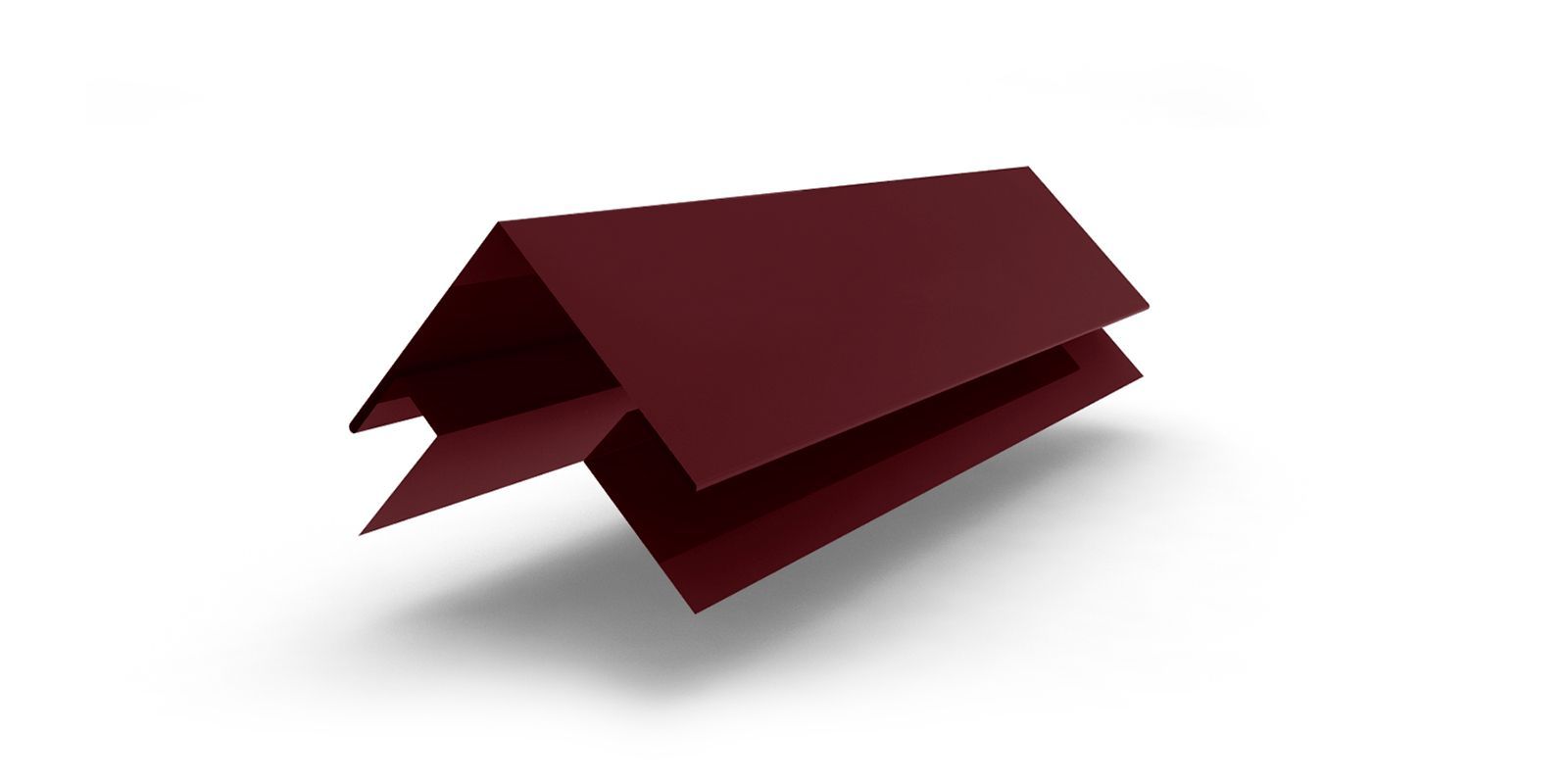 Планка угла наружного сложного с покрытием GreenCoat® Pural®, цвет RR 29 ПрофЛайн, купить Планка угла наружного сложного с покрытием GreenCoat® Pural®, цвет RR 29 в ПрофЛайн