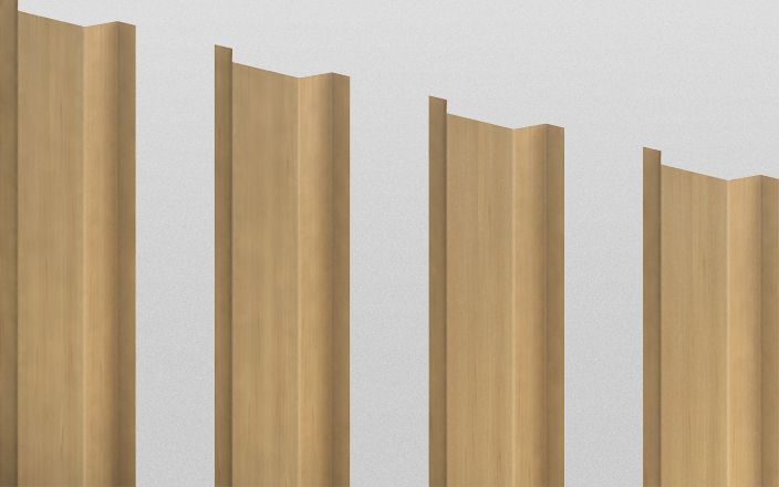 Штакетник металлический П-образный, цвет клён, длина 1,6 м, ширина 94 мм, односторонняя окраска ПрофЛайн, купить Штакетник металлический П-образный, цвет клён, длина 1,6 м, ширина 94 мм, односторонняя окраска в ПрофЛайн