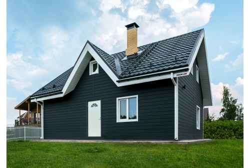 Металлочерепица "Квинта плюс" ("Kvinta plus") 0,5 PurPro Matt 275 RAL 7024 мокрый асфальт ПрофЛайн, купить Металлочерепица "Квинта плюс" ("Kvinta plus") 0,5 PurPro Matt 275 RAL 7024 мокрый асфальт в ПрофЛайн