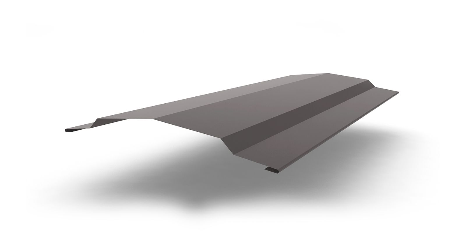 Планка конька для сэндвич-панелей с покрытием Полиэстер, цвет RAL 7005 ПрофЛайн, купить Планка конька для сэндвич-панелей с покрытием Полиэстер, цвет RAL 7005 в ПрофЛайн