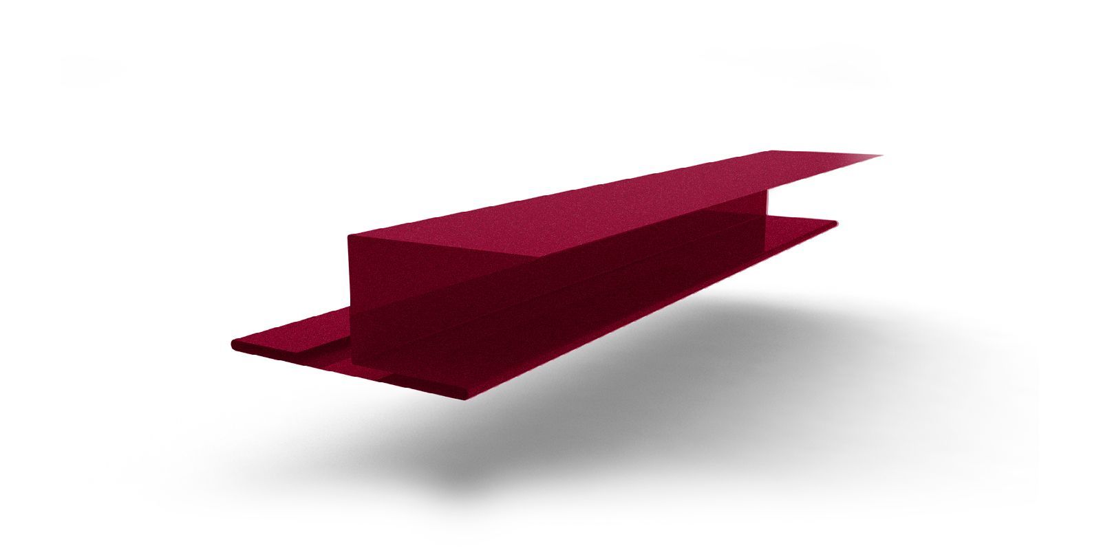 Планка стыковочная универсальная 50х25х3000 с покрытием Drap®, цвет RAL 3005 ПрофЛайн, купить Планка стыковочная универсальная 50х25х3000 с покрытием Drap®, цвет RAL 3005 в ПрофЛайн