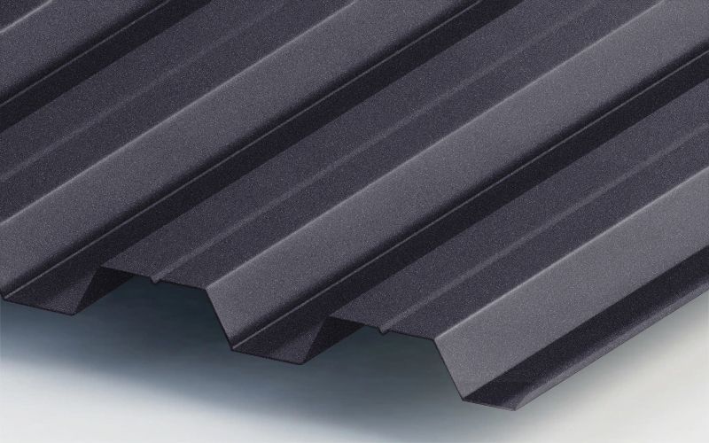 Профнастил Н60 с покрытием VikingMP®E 0,5 мм, RAL 7024 Профлайн Профнастил Н60 с покрытием VikingMP®E 0,5 мм, RAL 7024 Профлайн