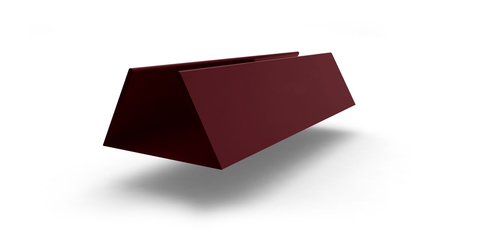 Планка стыковочная составная нижняя с покрытием GreenCoat® Pural®, цвет RR 29 ПрофЛайн, купить Планка стыковочная составная нижняя с покрытием GreenCoat® Pural®, цвет RR 29 в ПрофЛайн