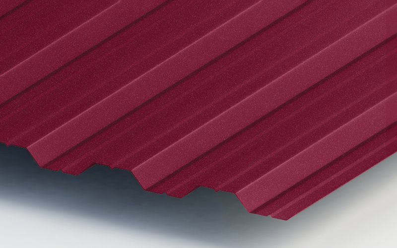 Профнастил НС35 с покрытием Velur® 0,5 мм, RAL 3005 Профлайн Профнастил НС35 с покрытием Velur® 0,5 мм, RAL 3005 Профлайн