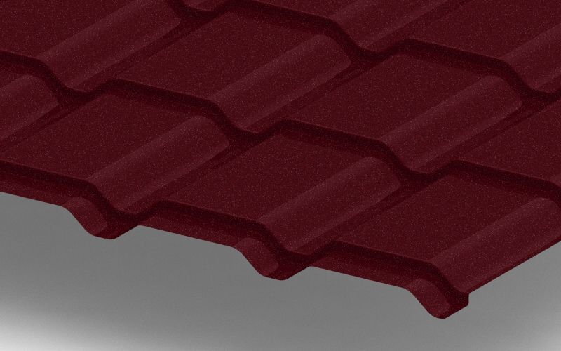 Металлочерепица Quadro Profi с покрытием GreenCoat® Pural Matt®, 0,50 мм, цвет RR 29 ПрофЛайн, купить Металлочерепица Quadro Profi с покрытием GreenCoat® Pural Matt®, 0,50 мм, цвет RR 29 в ПрофЛайн Металлочерепица Quadro Profi с покрытием GreenCoat® Pural Matt®, 0,50 мм, цвет RR 29 ПрофЛайн, купить Металлочерепица Quadro Profi с покрытием GreenCoat® Pural Matt®, 0,50 мм, цвет RR 29 в ПрофЛайн