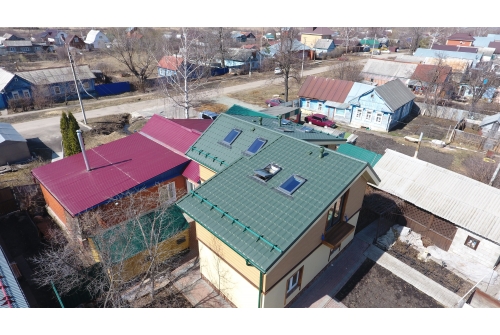 Металлочерепица "Квинта плюс" ("Kvinta plus") 0,5 Satin Matt TX RAL 6020 хромовая зелень ПрофЛайн, купить Металлочерепица "Квинта плюс" ("Kvinta plus") 0,5 Satin Matt TX RAL 6020 хромовая зелень в ПрофЛайн