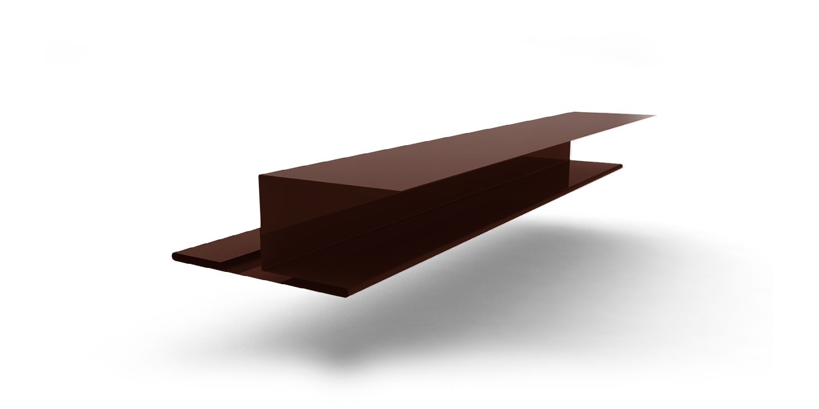 Планка стыковочная универсальная 50х25х3000 с покрытием NormanMP®, цвет RAL 8017 ПрофЛайн, купить Планка стыковочная универсальная 50х25х3000 с покрытием NormanMP®, цвет RAL 8017 в ПрофЛайн