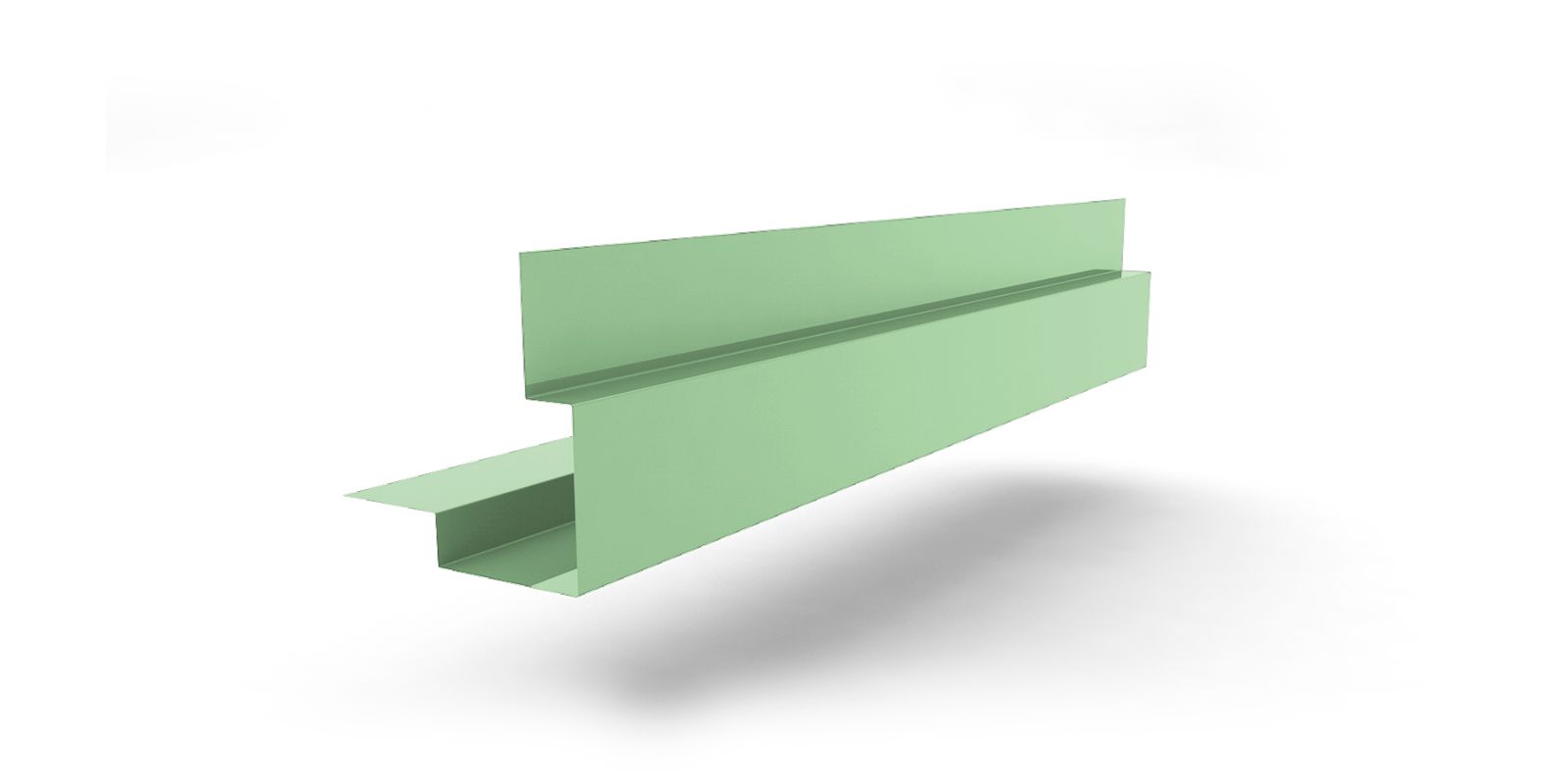 Планка угла наружного линеарного 75х75х3000 с покрытием Полиэстер, цвет RAL 6019 ПрофЛайн, купить Планка угла наружного линеарного 75х75х3000 с покрытием Полиэстер, цвет RAL 6019 в ПрофЛайн