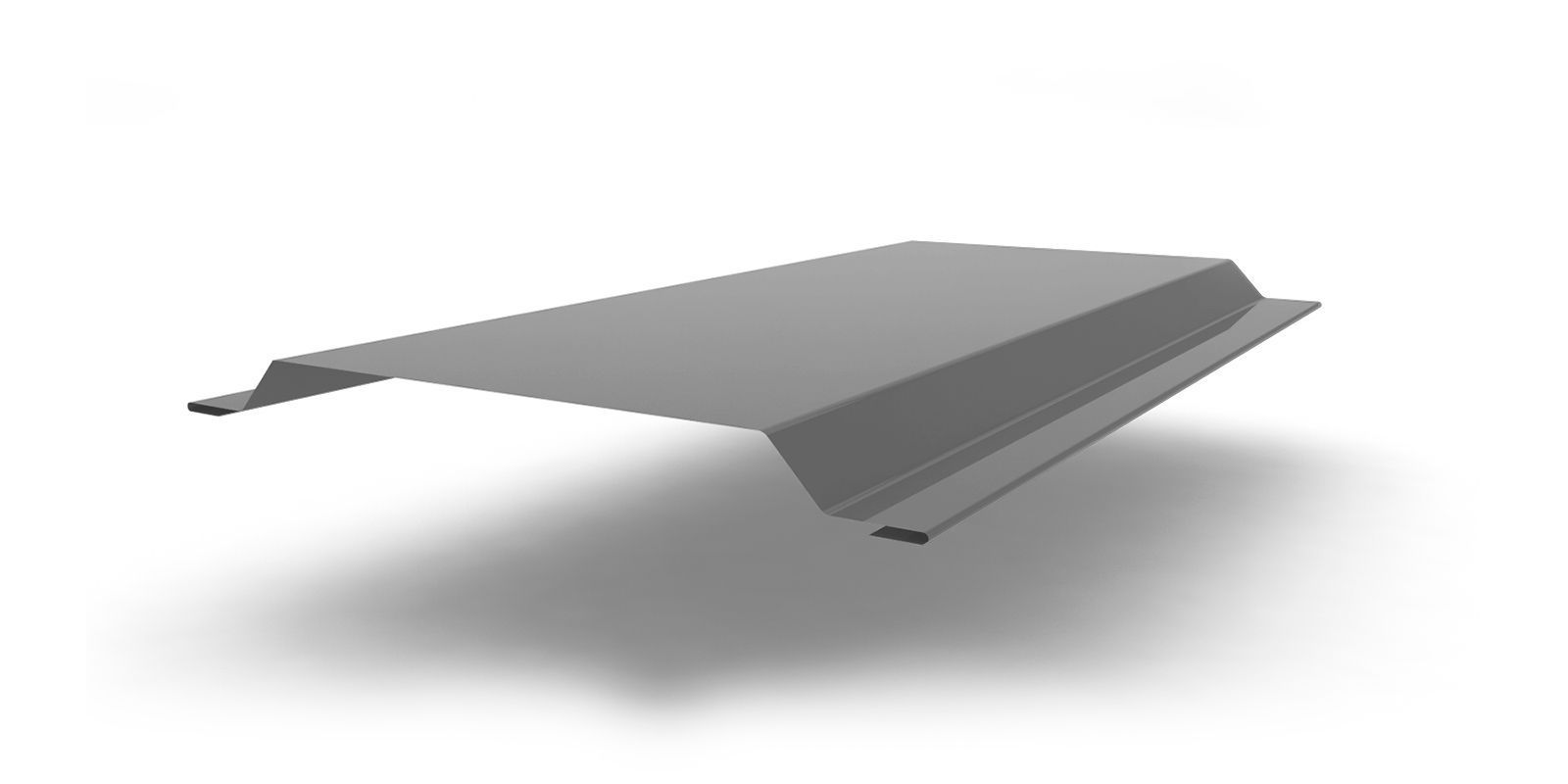 Планка вертикального стыка сэндвич-панелей с покрытием Полиэстер, цвет RAL 7004 ПрофЛайн, купить Планка вертикального стыка сэндвич-панелей с покрытием Полиэстер, цвет RAL 7004 в ПрофЛайн