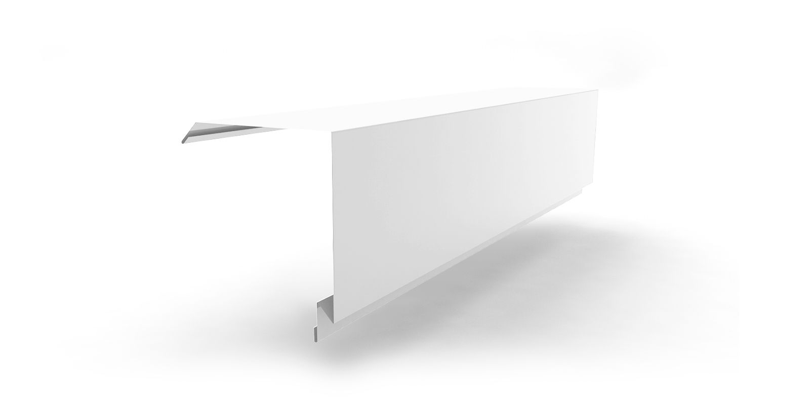 Планка торцевая для сэндвич-панелей с покрытием Полиэстер, цвет RAL 9003 ПрофЛайн, купить Планка торцевая для сэндвич-панелей с покрытием Полиэстер, цвет RAL 9003 в ПрофЛайн