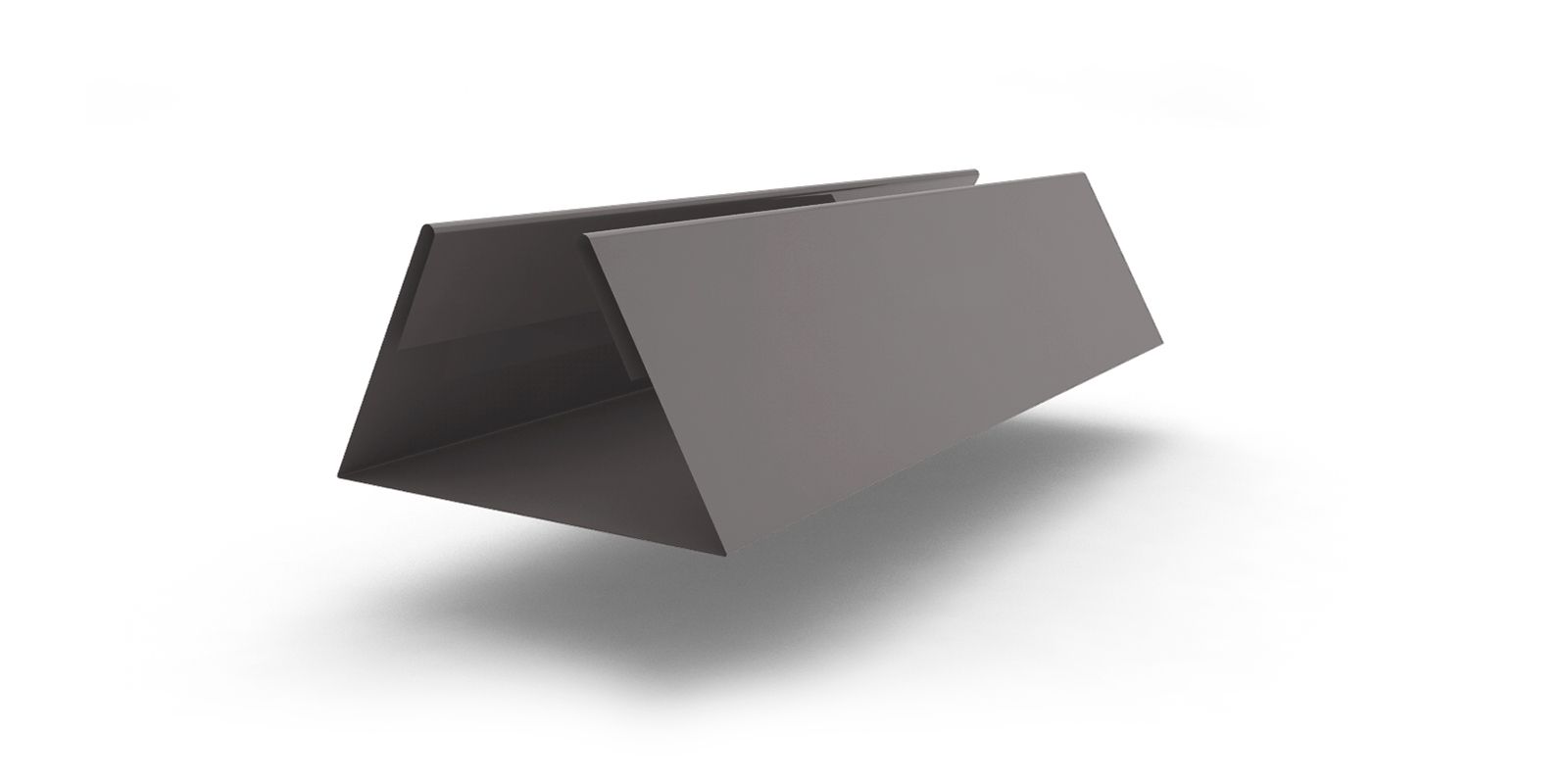 Планка стыковочная составная нижняя с покрытием PVDF, цвет RAL 7005 ПрофЛайн, купить Планка стыковочная составная нижняя с покрытием PVDF, цвет RAL 7005 в ПрофЛайн