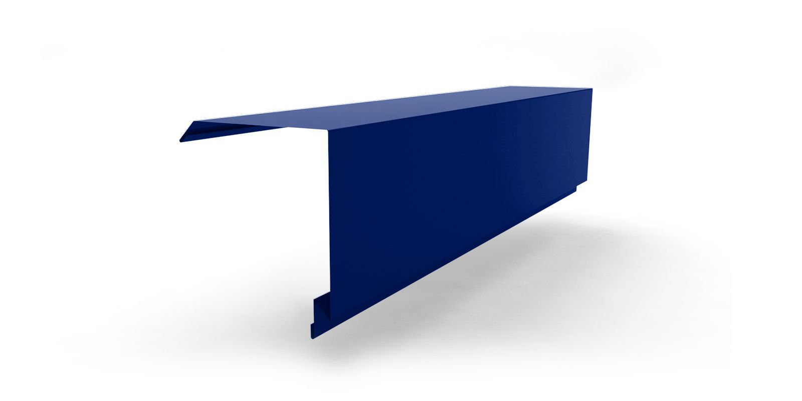 Планка торцевая для сэндвич-панелей с покрытием Полиэстер, цвет RAL 5005 ПрофЛайн, купить Планка торцевая для сэндвич-панелей с покрытием Полиэстер, цвет RAL 5005 в ПрофЛайн