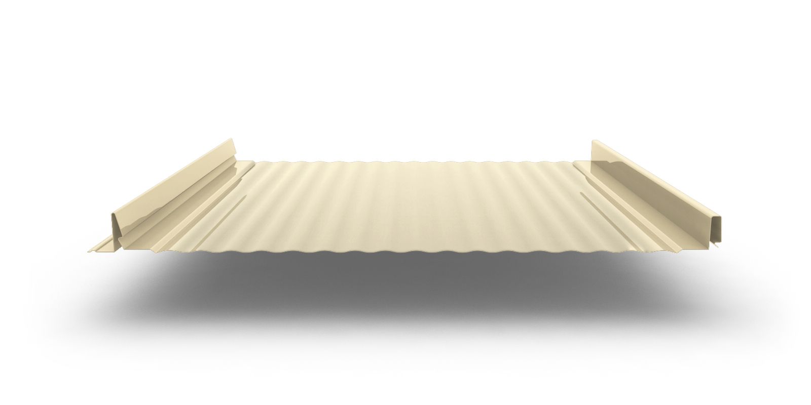 Кликфальц Pro Gofr с покрытием Полиэстер, толщина 0,45 мм, цвет RAL 1015 ПрофЛайн, купить Кликфальц Pro Gofr с покрытием Полиэстер, толщина 0,45 мм, цвет RAL 1015 в ПрофЛайн