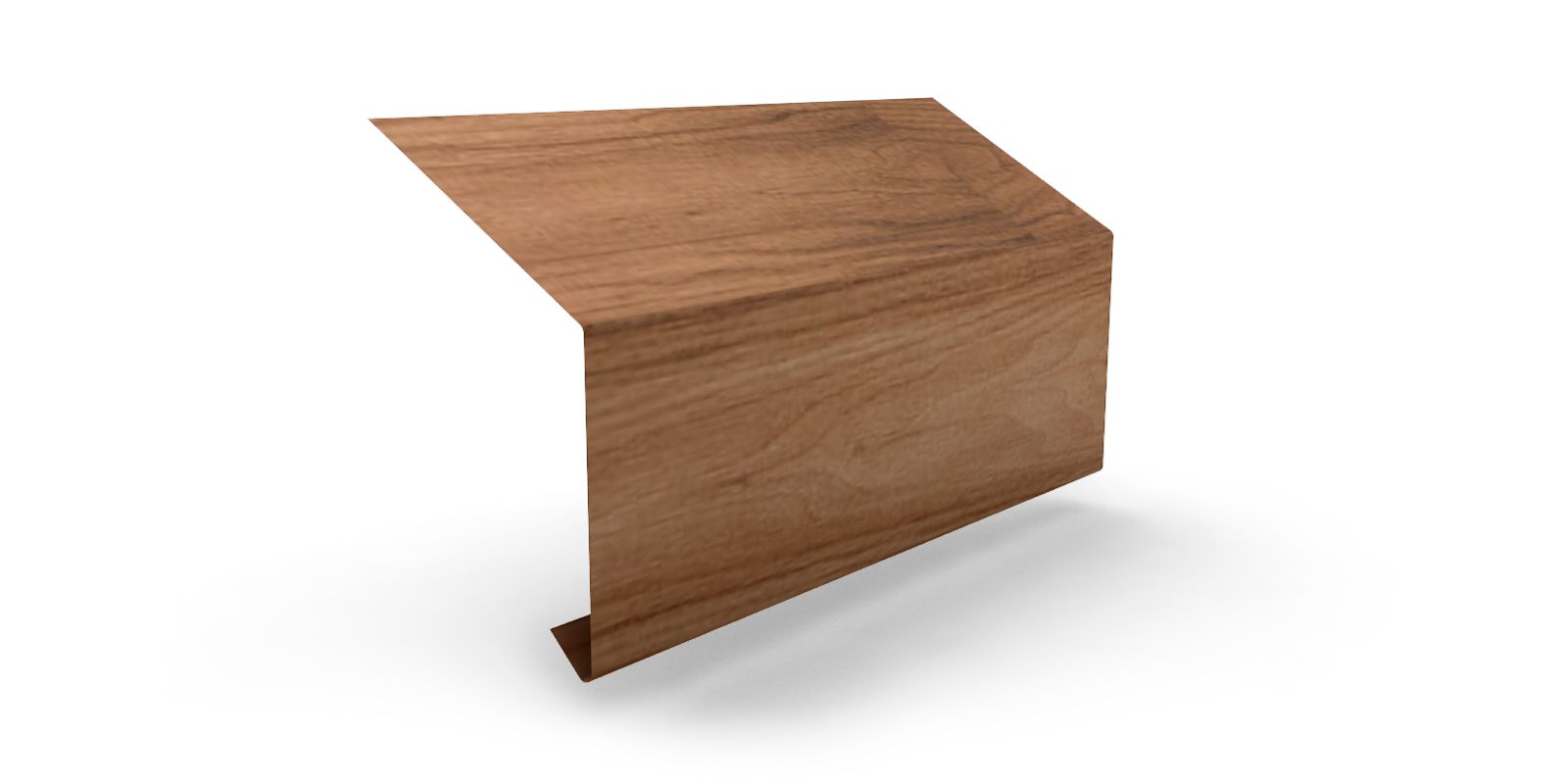 Карнизная планка широкая толщиной 0,50 мм с покрытием ECOSTEEL®, цвет золотистый дуб ПрофЛайн, купить Карнизная планка широкая толщиной 0,50 мм с покрытием ECOSTEEL®, цвет золотистый дуб в ПрофЛайн