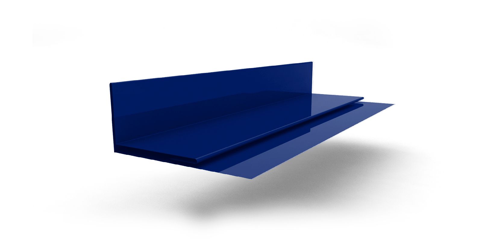 Планка аквилона 55х20х3000 с покрытием Полиэстер, цвет RAL 5005 ПрофЛайн, купить Планка аквилона 55х20х3000 с покрытием Полиэстер, цвет RAL 5005 в ПрофЛайн