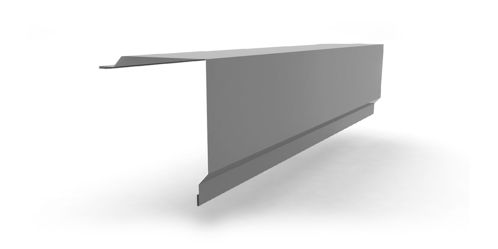 Планка угла наружного для сэндвич-панелей с покрытием PVDF, цвет RAL 7004 ПрофЛайн, купить Планка угла наружного для сэндвич-панелей с покрытием PVDF, цвет RAL 7004 в ПрофЛайн