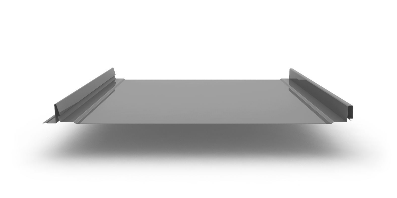 Кликфальц Pro с покрытием Полиэстер, толщина 0,45 мм, цвет RAL 7004 ПрофЛайн, купить Кликфальц Pro с покрытием Полиэстер, толщина 0,45 мм, цвет RAL 7004 в ПрофЛайн