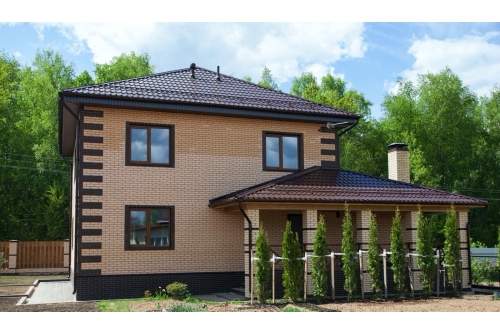 Металлочерепица Классик ("Classic") v01 0,5 PurLite M RAL 8017 шоколад ПрофЛайн, купить Металлочерепица Классик ("Classic") v01 0,5 PurLite M RAL 8017 шоколад в ПрофЛайн