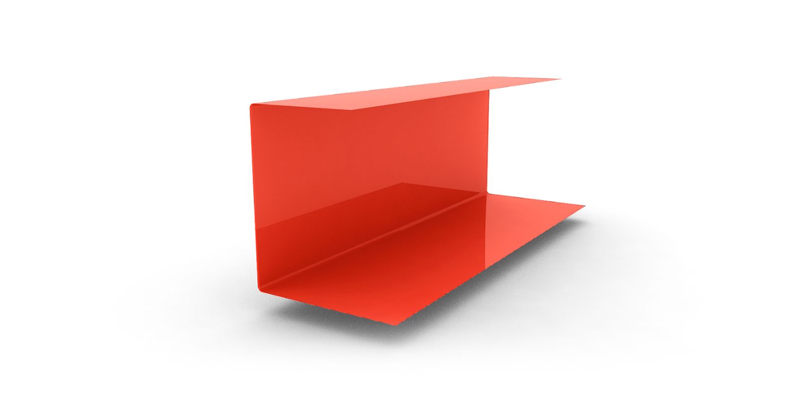 Планка (правая/левая) кассетная с покрытием Полиэстер, толщина 0,45 мм, цвет RAL 2008 ПрофЛайн, купить Планка (правая/левая) кассетная с покрытием Полиэстер, толщина 0,45 мм, цвет RAL 2008 в ПрофЛайн