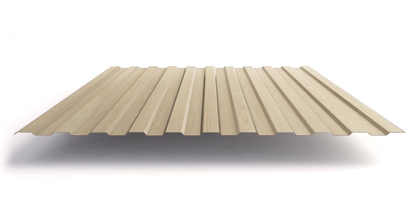 Профнастил С8 с покрытием ECOSTEEL® 0,5 мм, сосна Профлайн Профнастил С8 с покрытием ECOSTEEL® 0,5 мм, сосна Профлайн