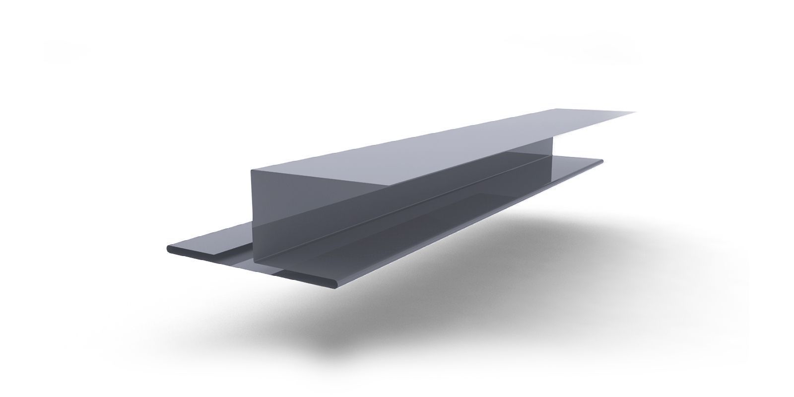 Планка стыковочная универсальная 50х25х3000 с покрытием Полиэстер, цвет RAL 9006 ПрофЛайн, купить Планка стыковочная универсальная 50х25х3000 с покрытием Полиэстер, цвет RAL 9006 в ПрофЛайн