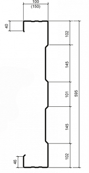 Сэндвич-профиль начальный акустический МП СПНА-100х595, RAL 9003, 1,00 мм ПрофЛайн, купить Сэндвич-профиль начальный акустический МП СПНА-100х595, RAL 9003, 1,00 мм в ПрофЛайн
