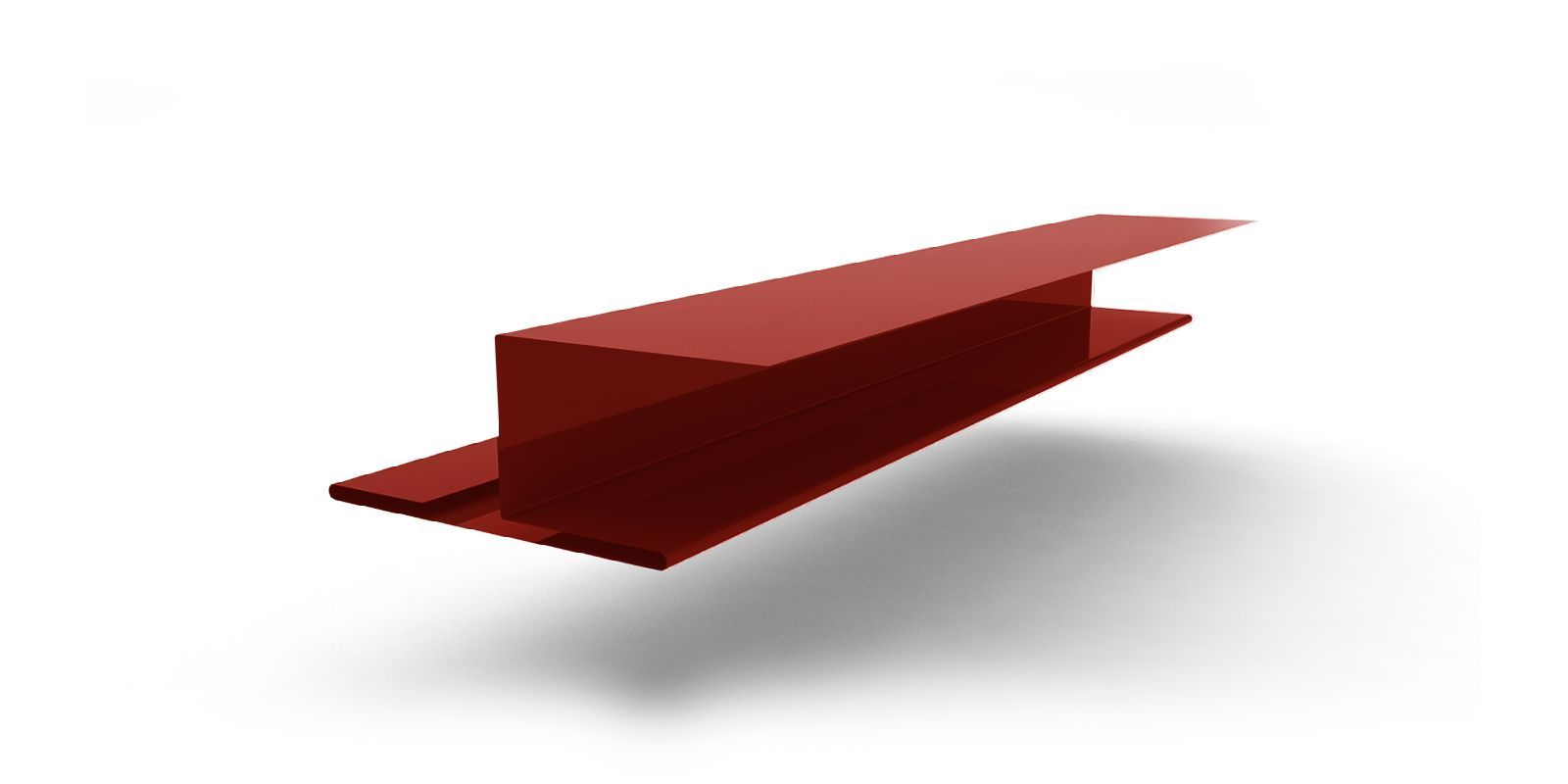 Планка стыковочная универсальная 50х25х3000 с покрытием NormanMP®, цвет RAL 8004 ПрофЛайн, купить Планка стыковочная универсальная 50х25х3000 с покрытием NormanMP®, цвет RAL 8004 в ПрофЛайн