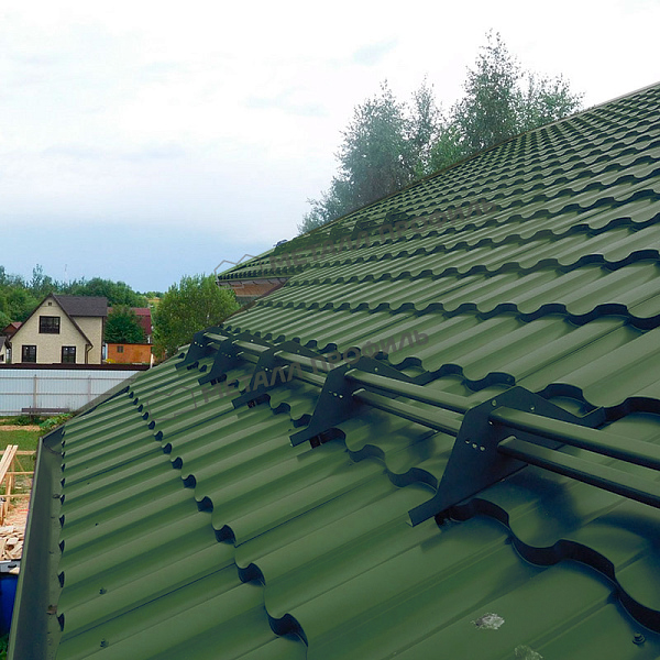 Металлочерепица Металл-Профиль Монтекристо-ML 0,5 NormanMP RAL 6005 Зеленый мох ПрофЛайн, купить Металлочерепица Металл-Профиль Монтекристо-ML 0,5 NormanMP RAL 6005 Зеленый мох в ПрофЛайн