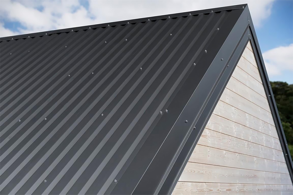 Профнастил Металл Профиль С-8 0,4 Полиэстер матовый двусторонний RAL 7024/7024 Серый графит/Серый графит | B Профлайн