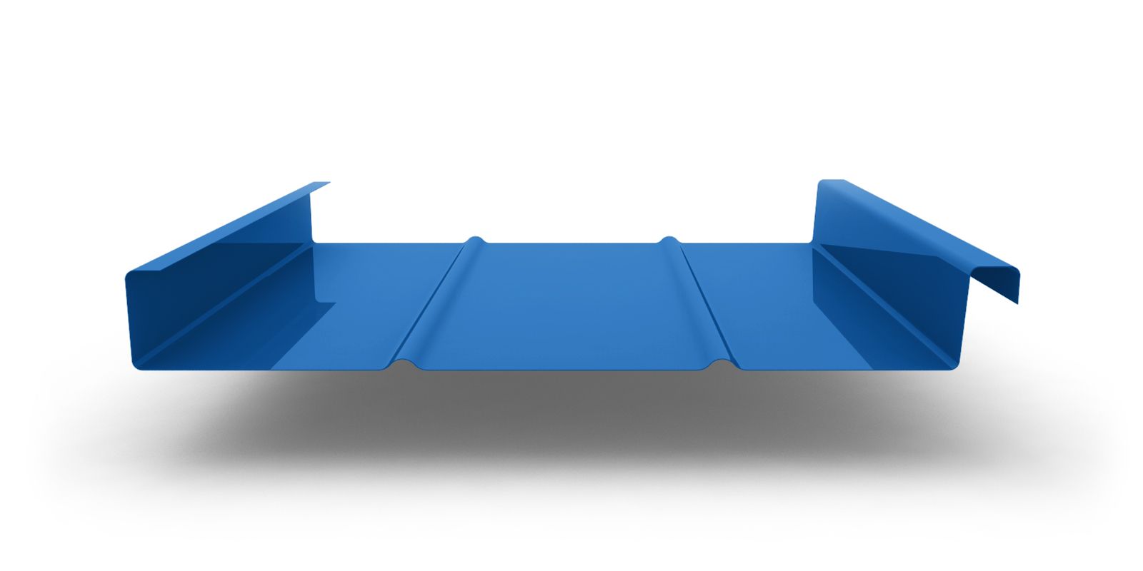 Двойной стоячий фальц Line с покрытием Полиэстер, толщина 0,70 мм, цвет RAL 5015 ПрофЛайн, купить Двойной стоячий фальц Line с покрытием Полиэстер, толщина 0,70 мм, цвет RAL 5015 в ПрофЛайн