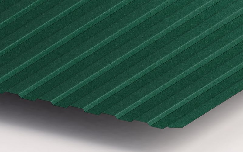 Профнастил С8 с покрытием Drap® 0,45 мм, RAL 6005 Профлайн Профнастил С8 с покрытием Drap® 0,45 мм, RAL 6005 Профлайн