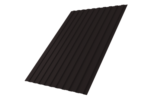 Профнастил С8B v01 Grand Line 0,5 Satin RAL 9005 черный Профлайн