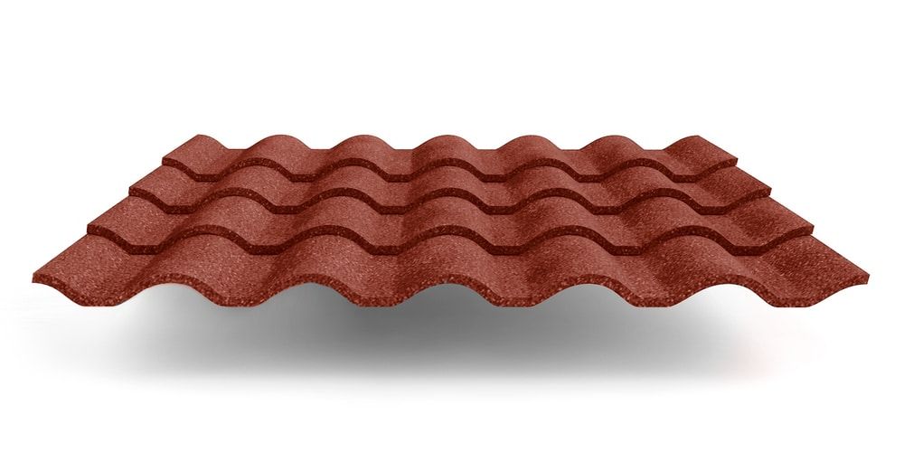 Композитная черепица Metrotile Romana, цвет красный ПрофЛайн, купить Композитная черепица Metrotile Romana, цвет красный в ПрофЛайн