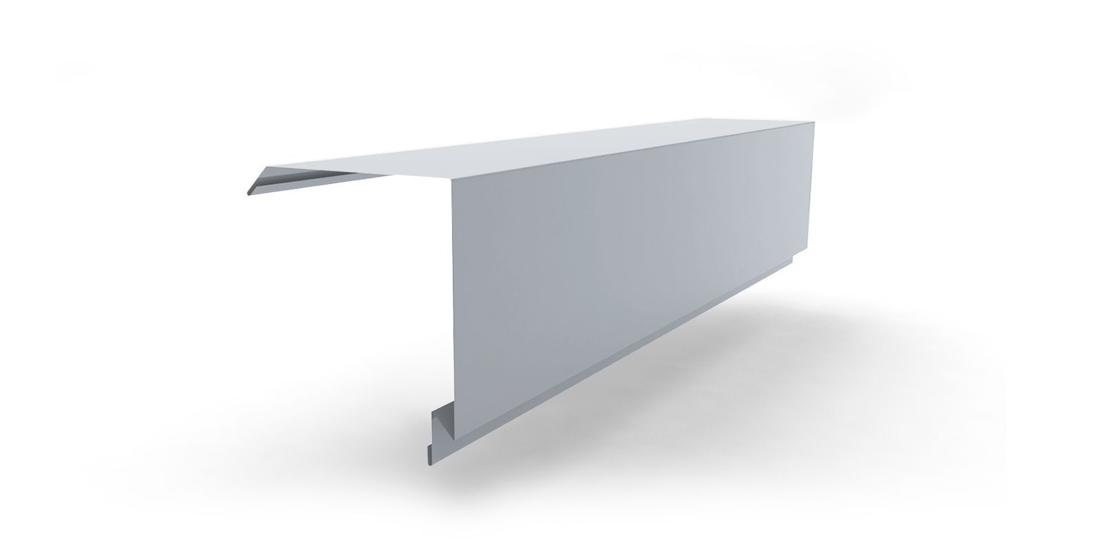 Планка торцевая для сэндвич-панелей с покрытием оцинковка, цвет цинк ПрофЛайн, купить Планка торцевая для сэндвич-панелей с покрытием оцинковка, цвет цинк в ПрофЛайн