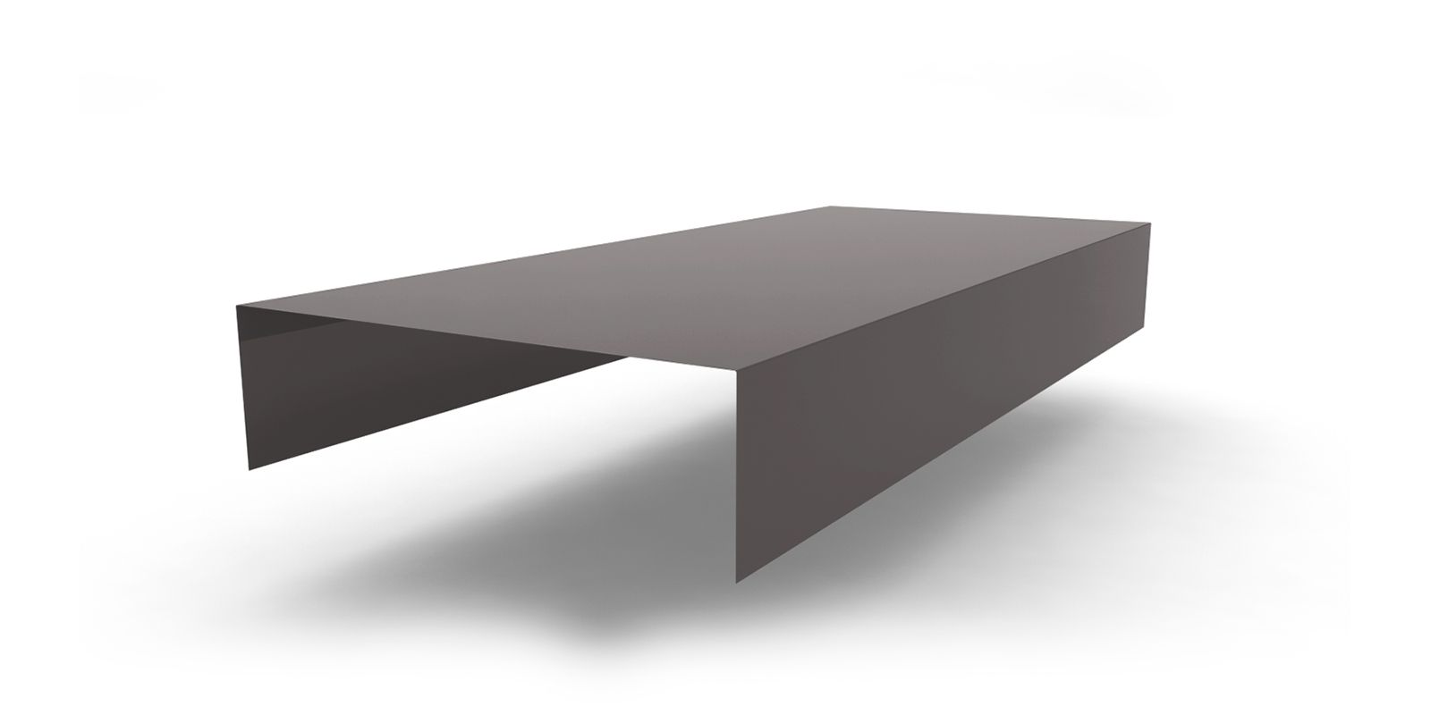 Планка заделки торца сэндвич-панелей с покрытием Полиэстер, цвет RAL 7005 ПрофЛайн, купить Планка заделки торца сэндвич-панелей с покрытием Полиэстер, цвет RAL 7005 в ПрофЛайн