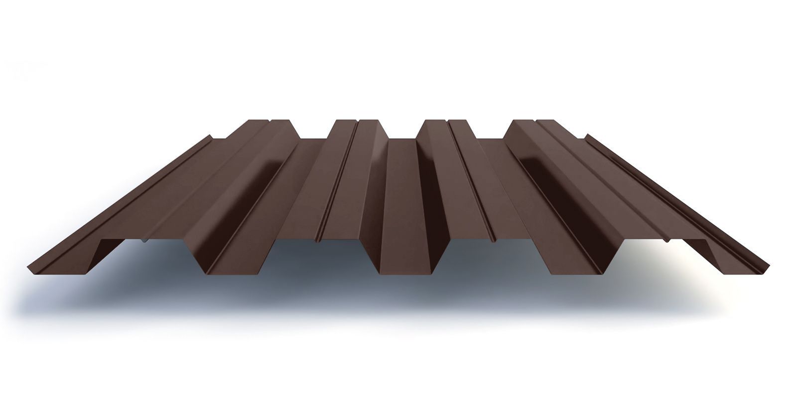 Профнастил Н60 с покрытием PURETAN® 0,5 мм, COFFEE Профлайн Профнастил Н60 с покрытием PURETAN® 0,5 мм, COFFEE Профлайн