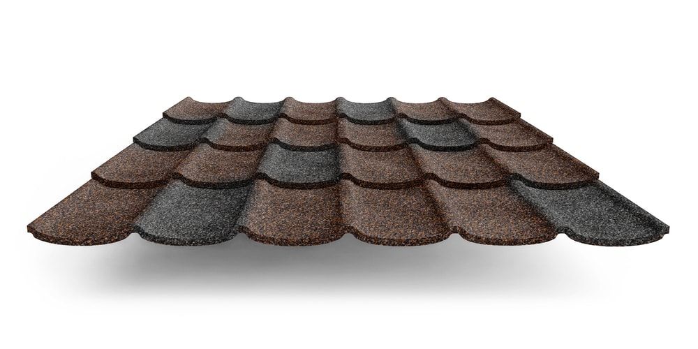 Композитная черепица Metrotile Mistral, цвет кофейно-серый ПрофЛайн, купить Композитная черепица Metrotile Mistral, цвет кофейно-серый в ПрофЛайн